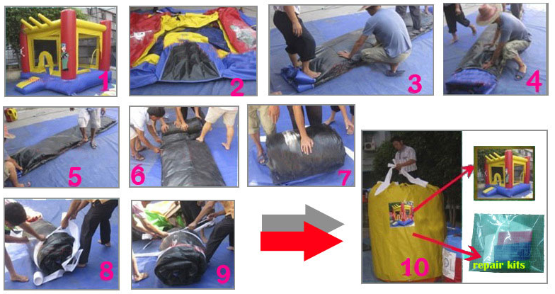 JOY inflatable bridge tent for backyard wholesale for kids-16