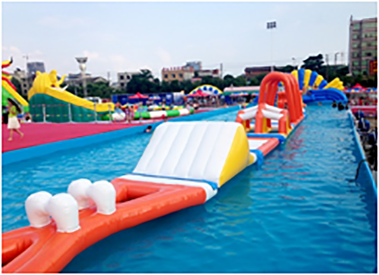 JOY inflatable blow up water park inquire now for kids