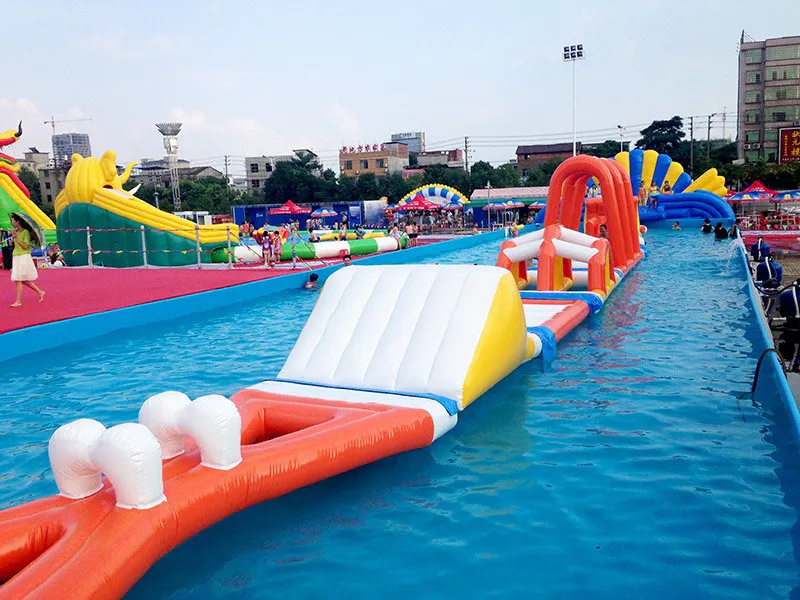 Jumbo Inflatable Floating Water Slide