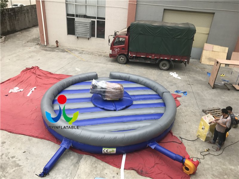 JOY inflatable Highly Quality Funny Outdoor Inflatable Mechanical Bull Mattress And Blower / Bull Riding Machine Crazy Rodeo Bull Inflatable sports image181