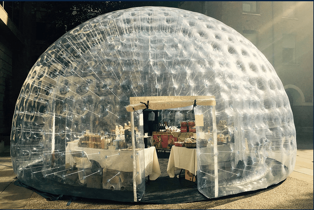 JOY inflatable bridge transparent bubble tents for sale wholesale for child-2