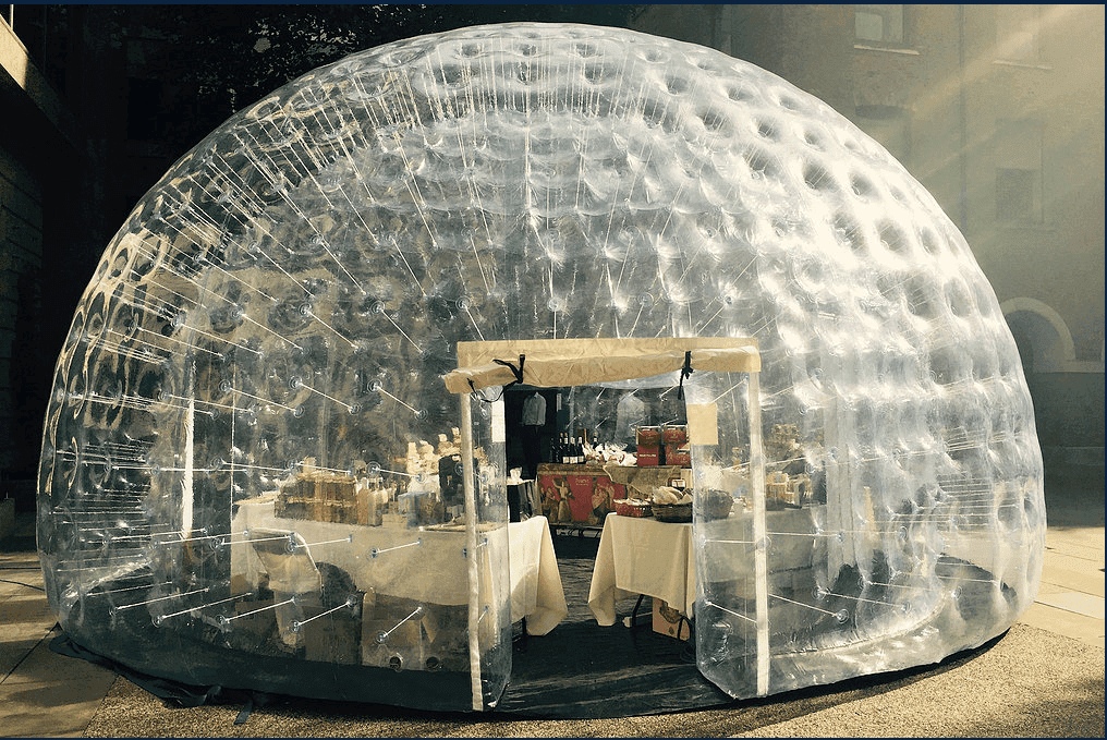 display blow up dome directly sale for children