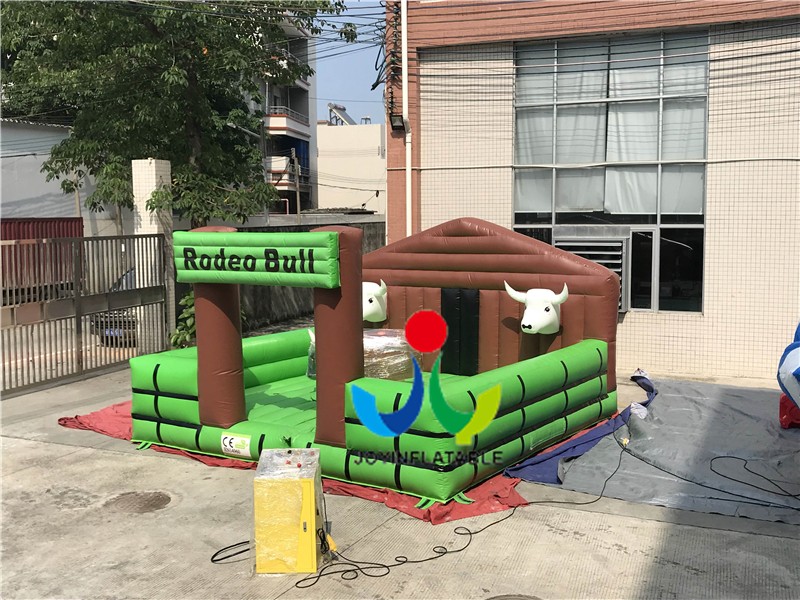 Professional bull ride inflatable vendor for outdoor playground-5