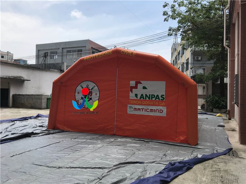 Tente militaire gonflable en PVC, tente médicale utilisée, tente militaire étanche de haute qualité