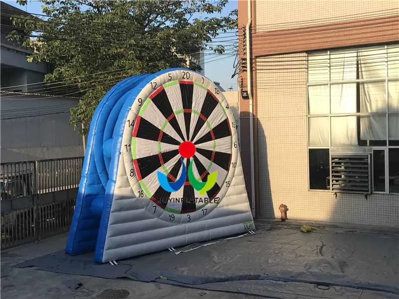 Inflatable Foot Darts Games, Giant Inflatable Soccer Darts Video