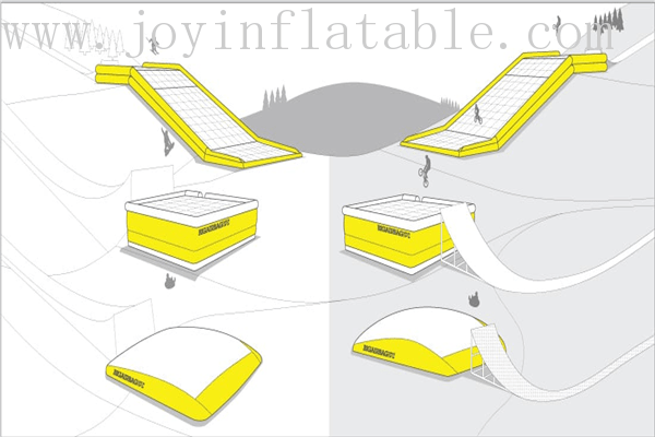 JOY inflatable bmx bag jump series for outdoor-7