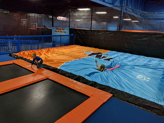 JOY inflatable trampoline airbag factory for high jump training-2