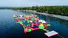inflatable water park for adults course floating water park JOY inflatable Brand