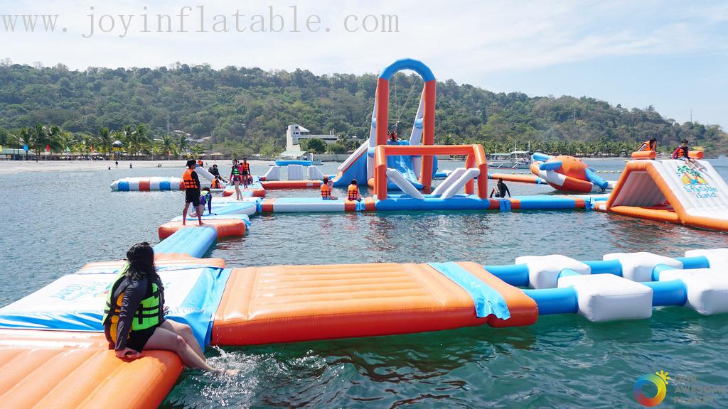 JOY inflatable inflatable floating trampoline design for kids-4
