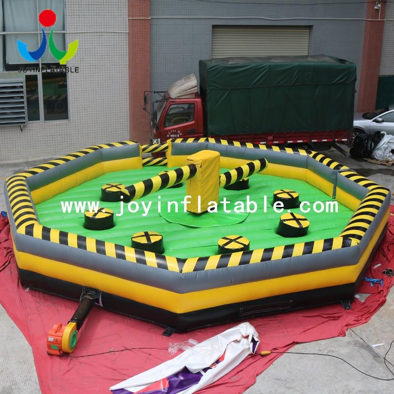 JOY inflatable obstacles wipeout bounce house manufacturers for outdoor playground