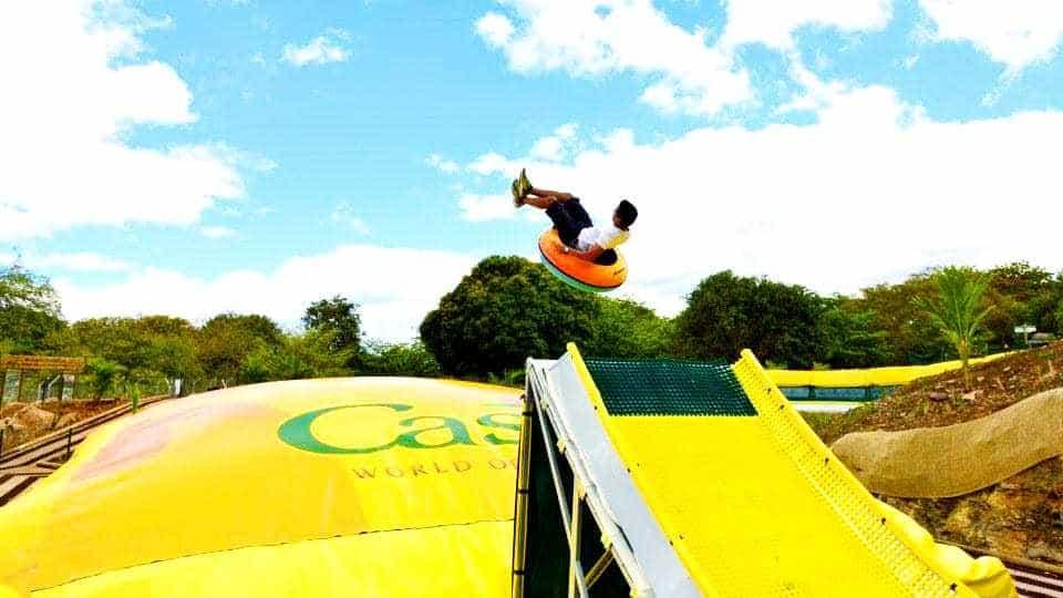 Custom stunts bag jump free JOY inflatable