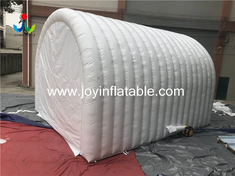 giant white advertising cube tent Video