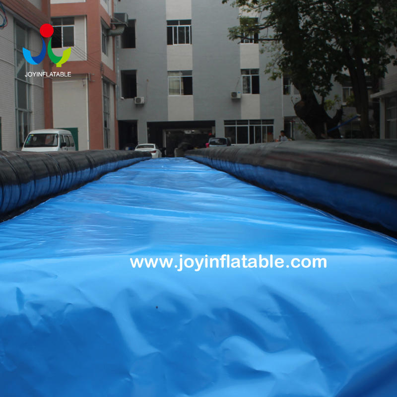 Inflatable Long Slip And Slide Water Slide For Adult With Inflatable Bottom