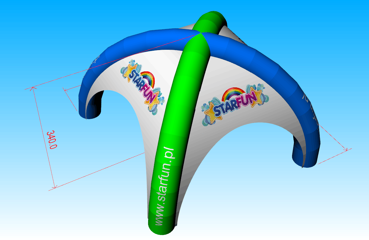 JOY inflatable blow up canopy design for child-3