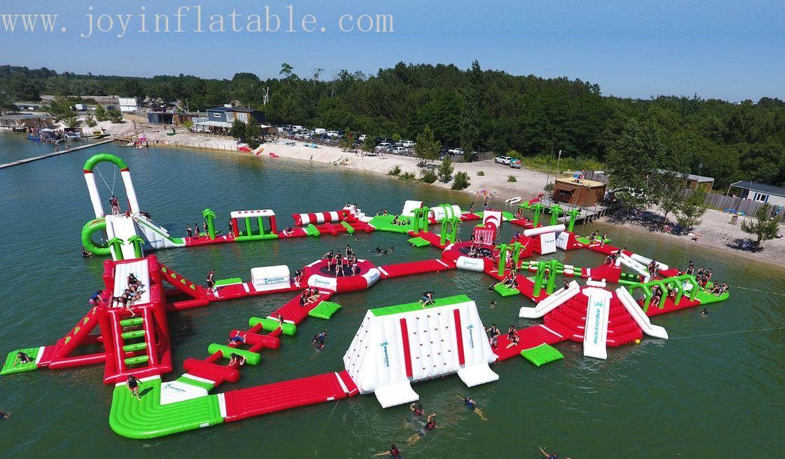 JOY inflatable park inflatable floating trampoline with good price for outdoor
