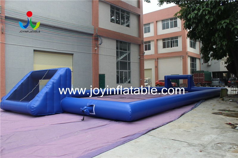 Professional inflatable football field for sale for water soap sport event-1