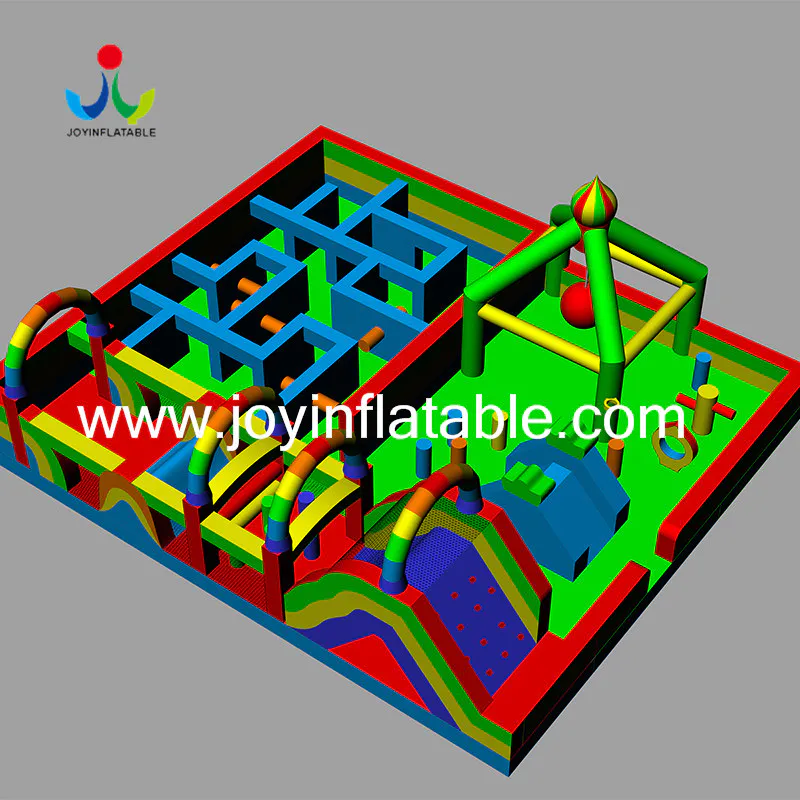 popular giant inflatable obstacle course for sale JOY inflatable manufacture