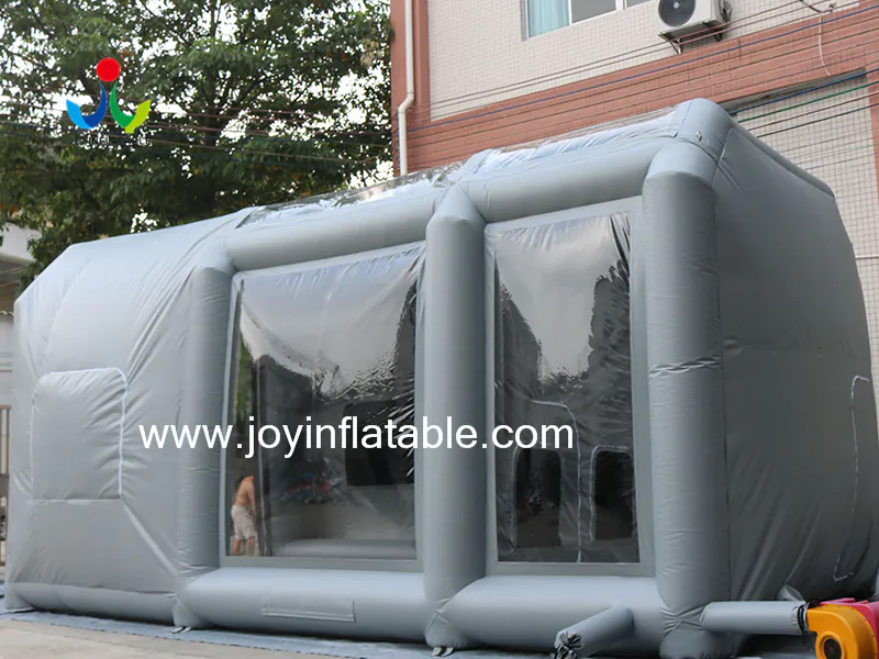 Movable Inflatable Tent Paint Spray Booth Car Mobile Workstation  Video