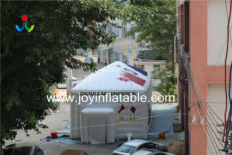 Custom pvc Inflatable cube tent 8x7x5m JOY inflatable