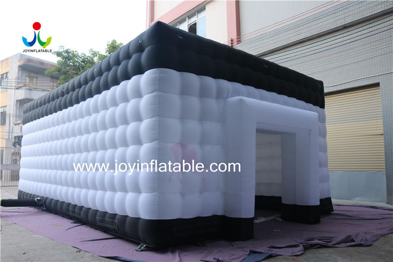 Oxford Fabric Sewed Inflatable Cube Waterproof White & Black color