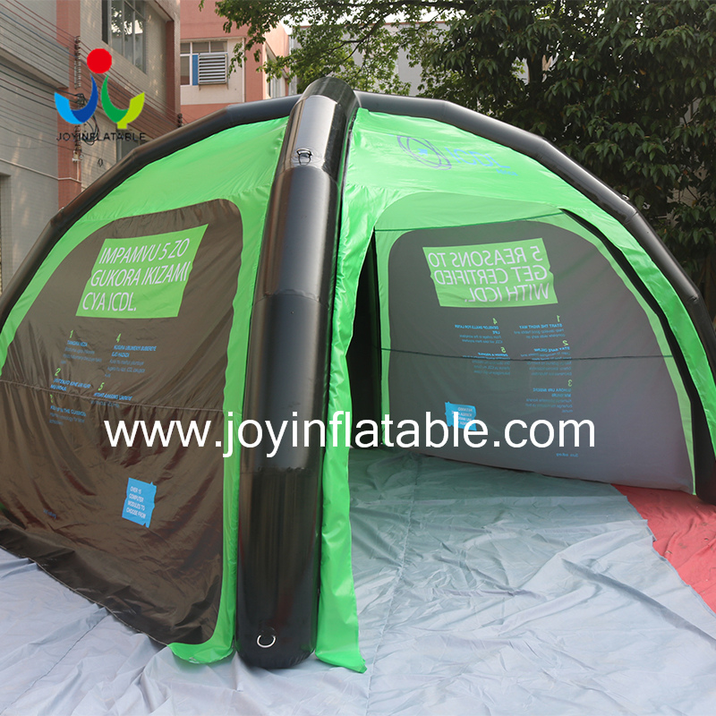 Рекламная надувная купольная палатка с навесом-пауком для мероприятий на открытом воздухе