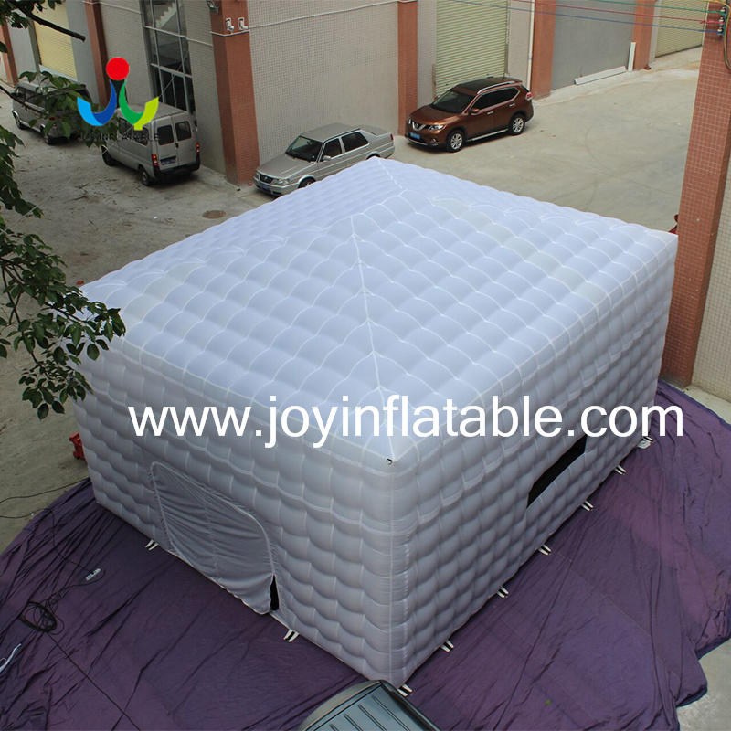 New White Oxford Fabric Inflatable Cube Tent with Ce Blower