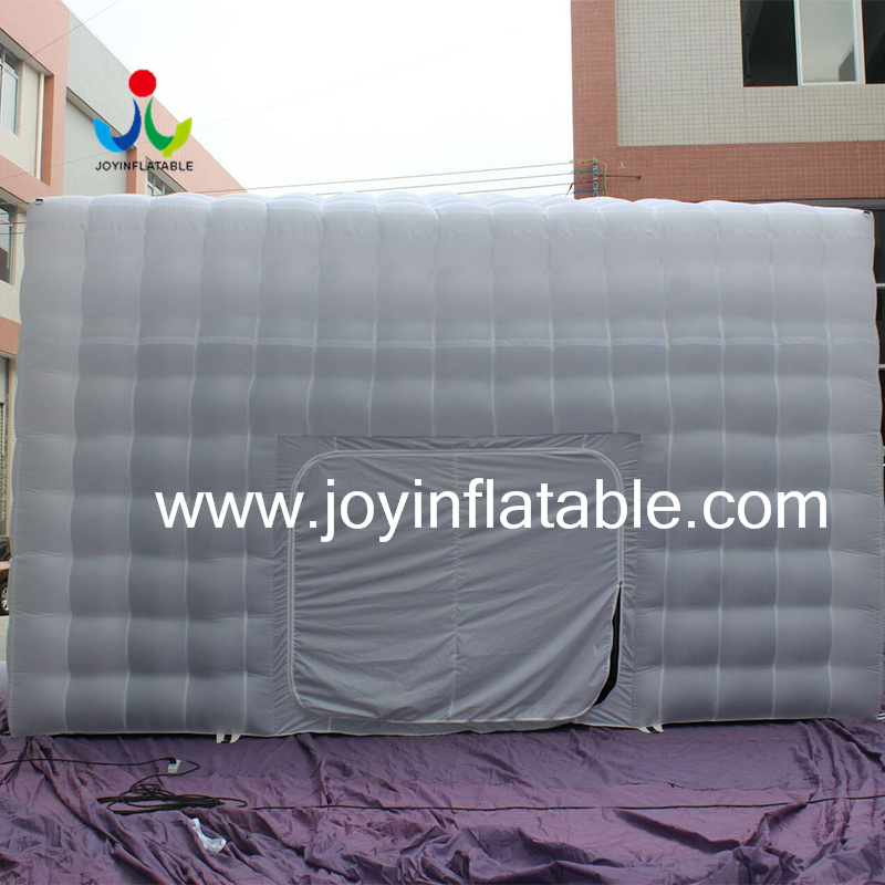 JOY inflatable New White Oxford Fabric Inflatable Cube Tent with Ce Blower Inflatable cube tent image55