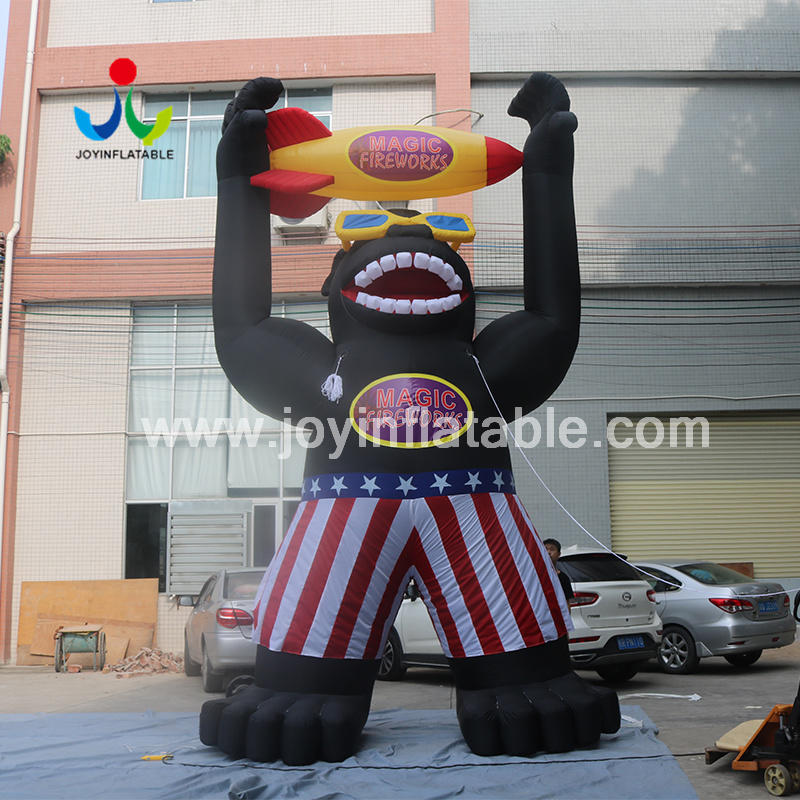 Outdoor Giant Inflatable Cartoon Characters Models With Logo for Advertising