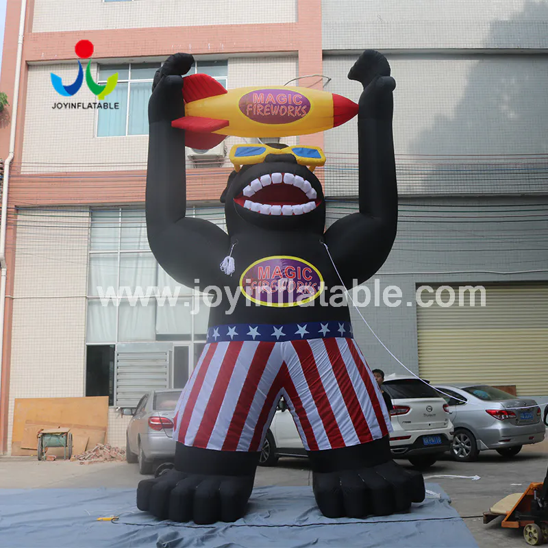 Outdoor Giant Inflatable Cartoon Characters Models With Logo for Advertising