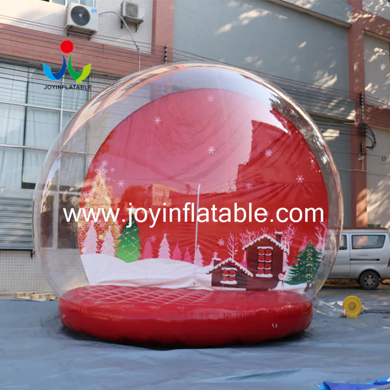 Giant Outdoor Inflatable Christmas Decorations Snow Globe Ball For Advertising