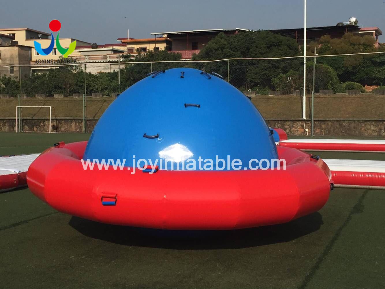 JOY inflatable inflatable lake trampoline factory for children