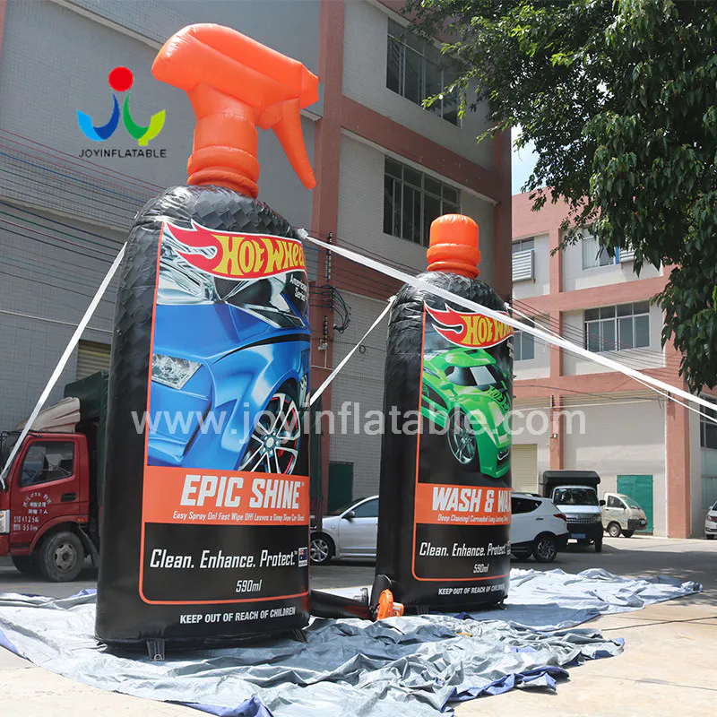 3 D Inflatable Car Detergent Bottle For Advertising