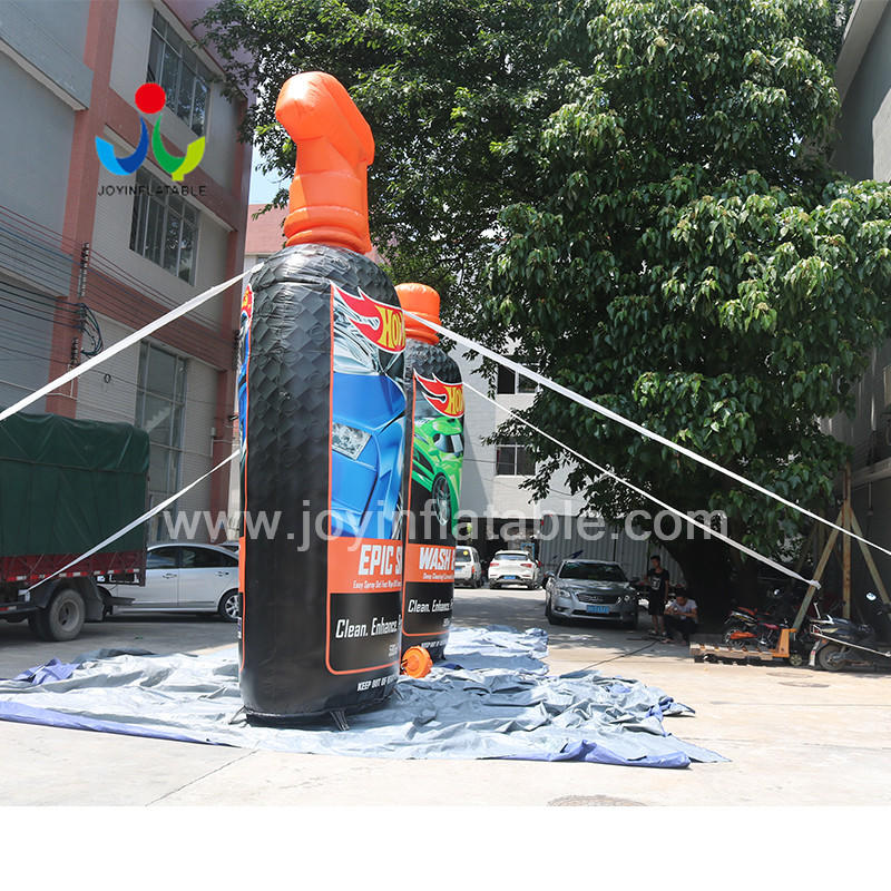 3 D Inflatable Car Detergent Bottle For Advertising