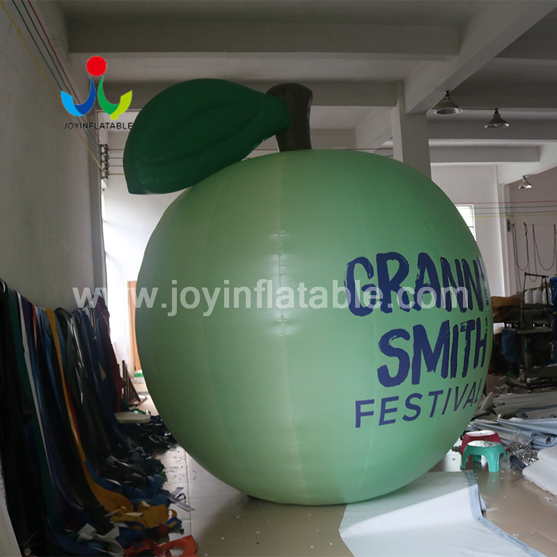 Customized Giant Inflatable Apple Fruit Balloon Model For Advertising