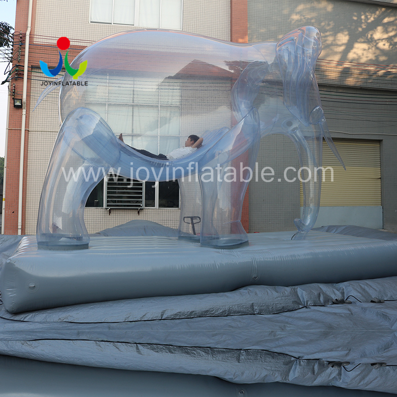Concevez des animaux gonflables d'éléphant de bande dessinée en fonction du client pour la décoration d'activités de plein air