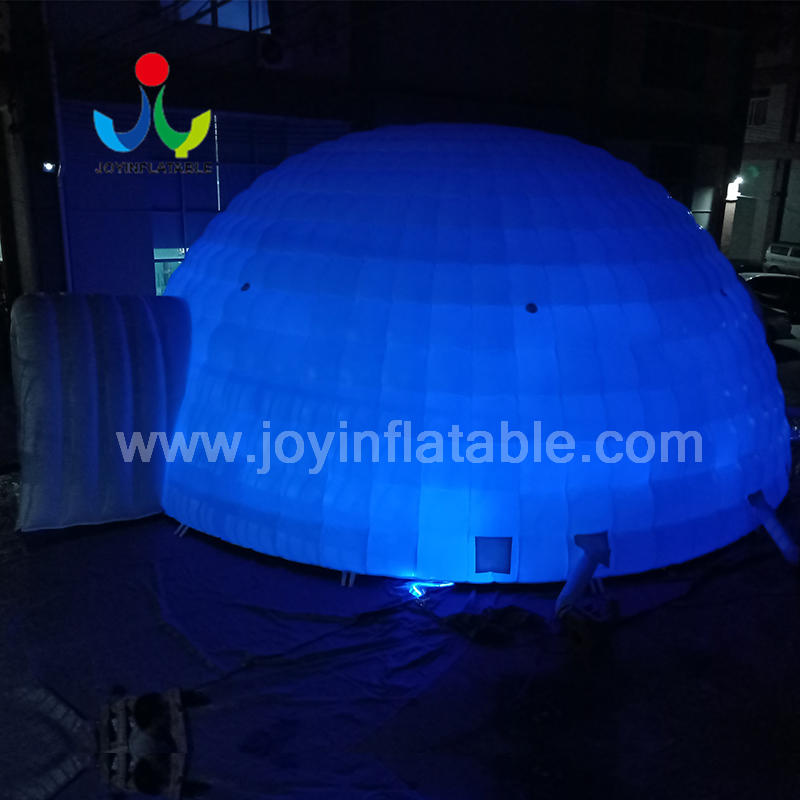 Led Lighting Inflatable Igloo Dome Tent 12 m Diameter
