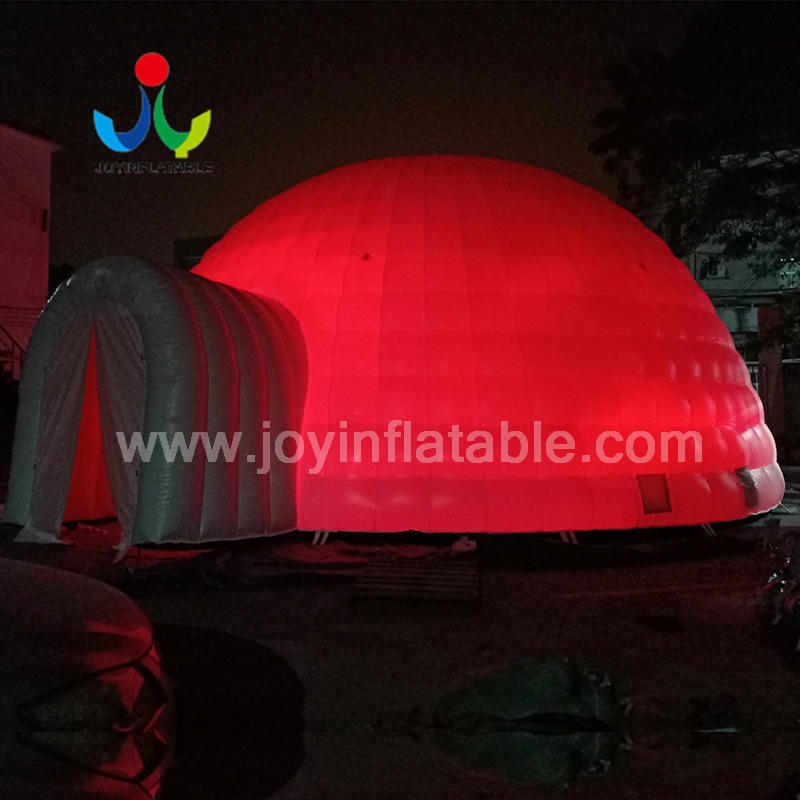 Led Lighting Inflatable Igloo Dome Tent 12 m Diameter