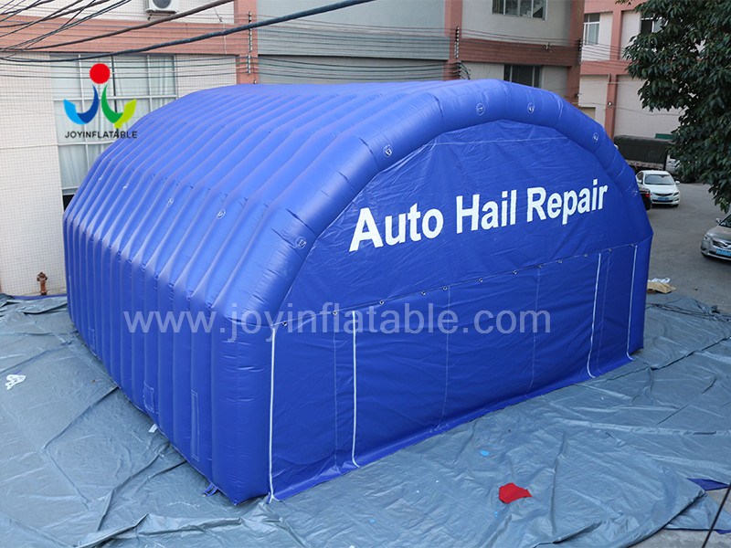 Большая надувная палатка для рабочей комнаты для автоматического ремонта града Видео
