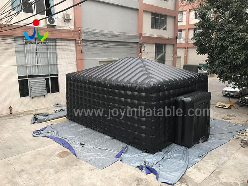 Inflatable Cube Party Advertising Exhibition Trade Show Tent in Black Video