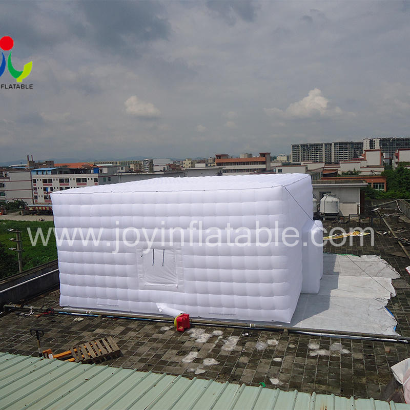 floating inflatable cube marquee personalized for child