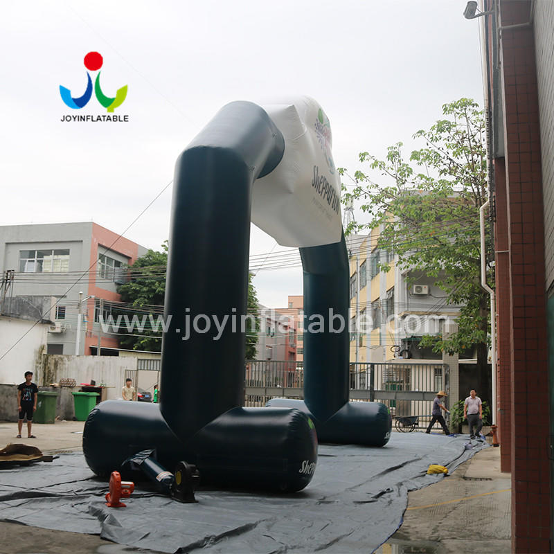 Freestanding Inflatable Racing Run Arch for Event With Customizd logo Print