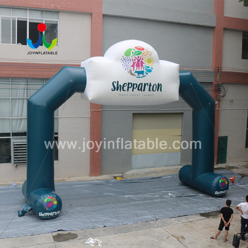 Отдельно стоящая надувная гоночная арка для мероприятий с печатью логотипа Customizd