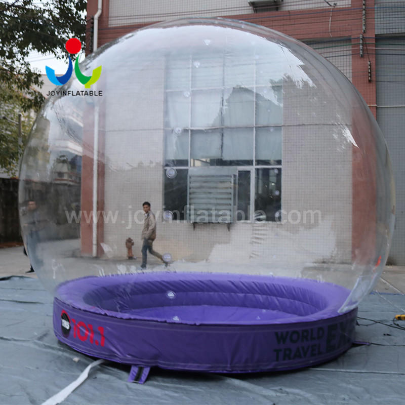 Transparent  Balloon Fashion Shows Inflatable Snow Display Ball