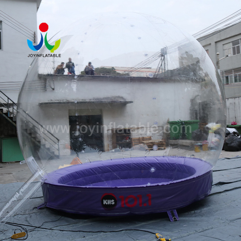 Ballon transparent pour défilés de mode, boule gonflable d'affichage de neige