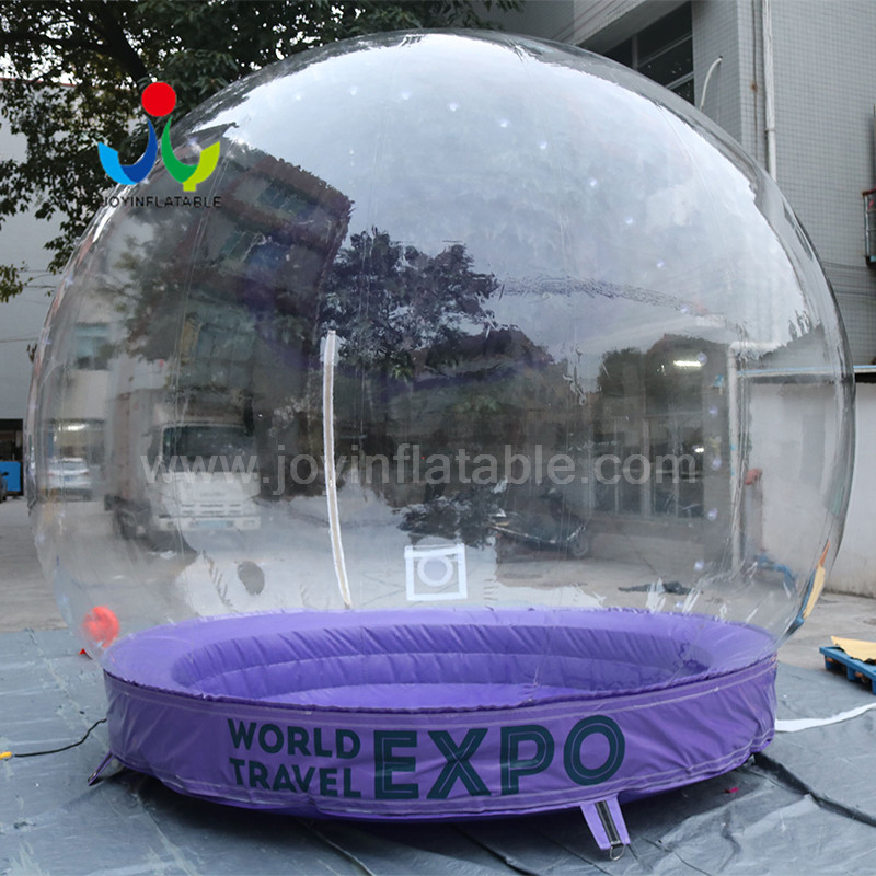 Ballon transparent pour défilés de mode, boule gonflable d'affichage de neige