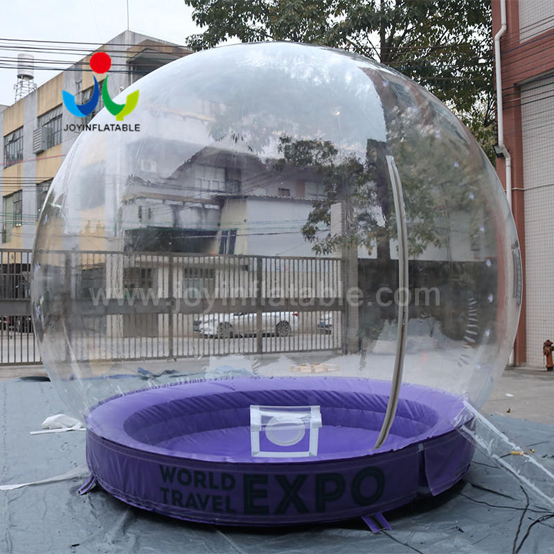 Transparent  Balloon Fashion Shows Inflatable Snow Display Ball