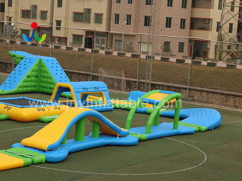 JOY inflatable trampoline water park personalized for kids