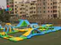bouncy inflatable floating water park personalized for kids