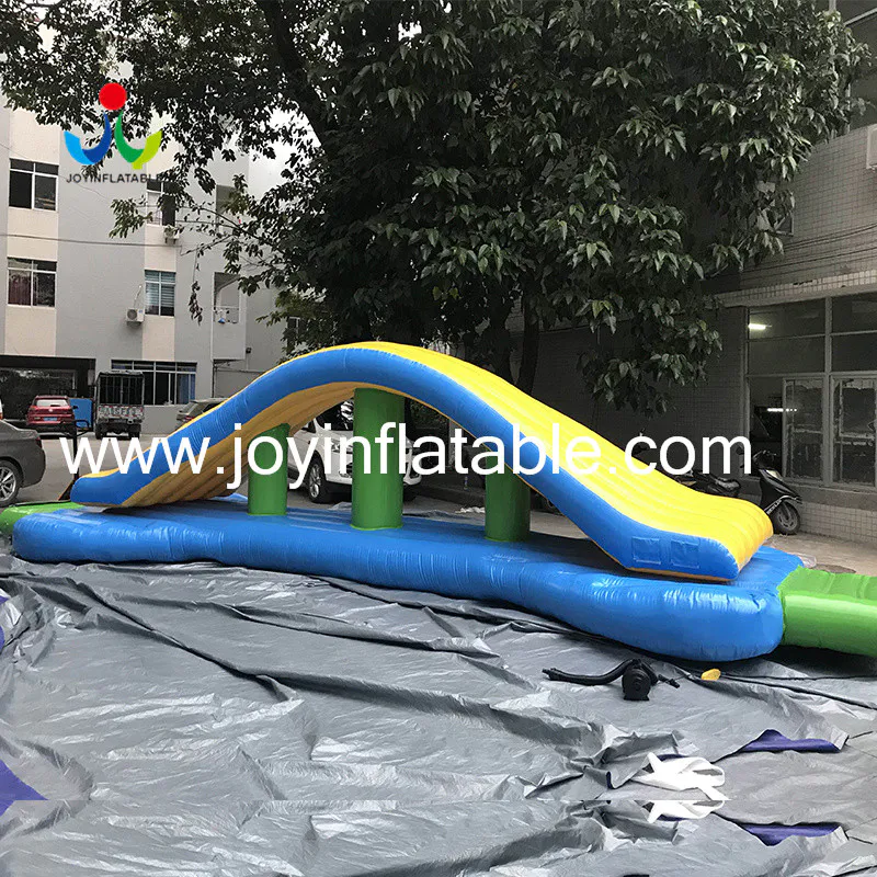 JOY inflatable floating water trampoline personalized for child