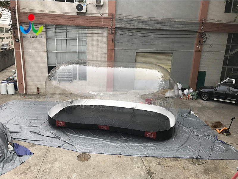 Outdoor Dustproof Inflatable Bubble Car Cover Tent For Display Table Video